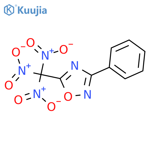 3-phenyl-5-(trinitromethyl)-1,2,4-oxadiazole structure