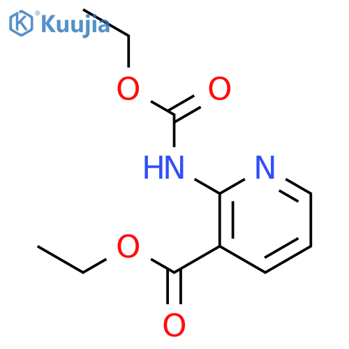 ethyl 2-(ethoxycarbonylamino)nicotinate structure