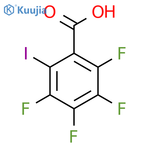 2,3,4,5-Tetrafluoro-6-iodobenzoic acid structure