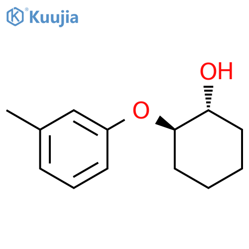 Cyclohexanol, 2-(3-methylphenoxy)-, trans- structure