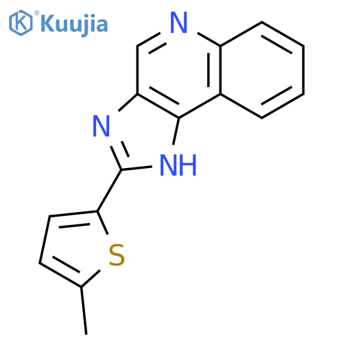 1H-Imidazo[4,5-c]quinoline, 2-(5-methyl-2-thienyl)- structure