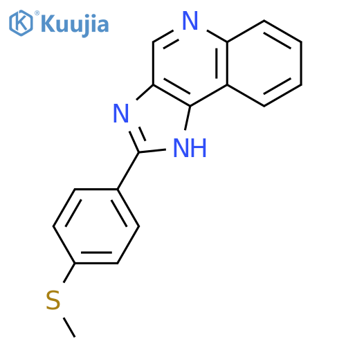 1H-Imidazo[4,5-c]quinoline, 2-[4-(methylthio)phenyl]- structure