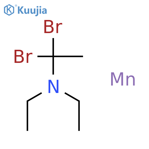 Manganese, dibromo(N,N-diethylethanamine)- structure