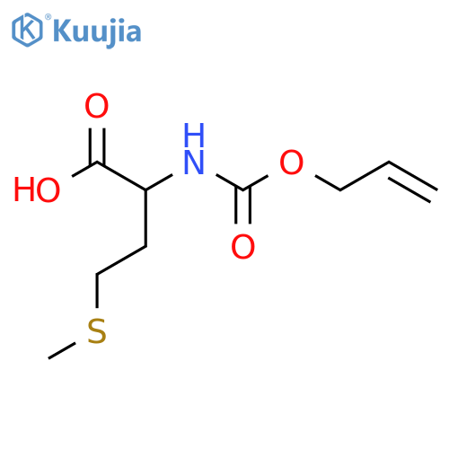 4-(methylsulfanyl)-2-{(prop-2-en-1-yloxy)carbonylamino}butanoic acid structure