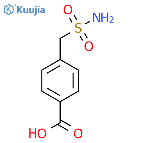 4-(Sulfamoylmethyl)benzoic acid structure