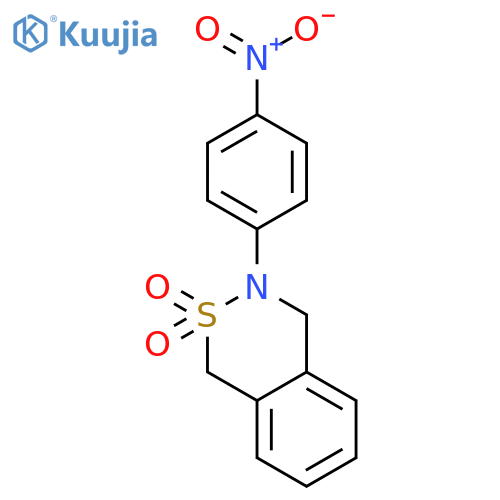 3-(4-nitrophenyl)-3,4-dihydro-1H-2lambda6,3-benzothiazine-2,2-dione structure