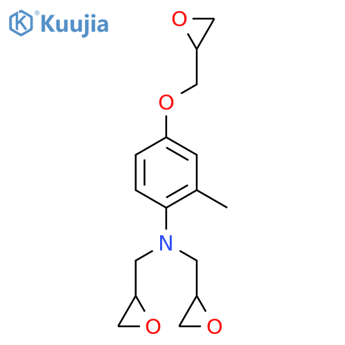 2-Oxiranemethanamine,N-[2-methyl-4-(2-oxiranylmethoxy)phenyl]-N-(2-oxiranylmethyl)- structure