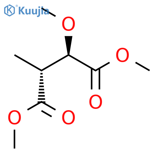 Butanedioic acid, 2-methoxy-3-methyl-, dimethyl ester, (R*,R*)-(±)- structure
