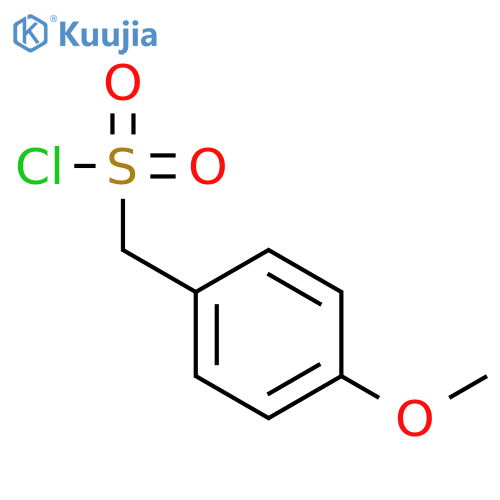 (4-Methoxyphenyl)methanesulfonyl chloride structure
