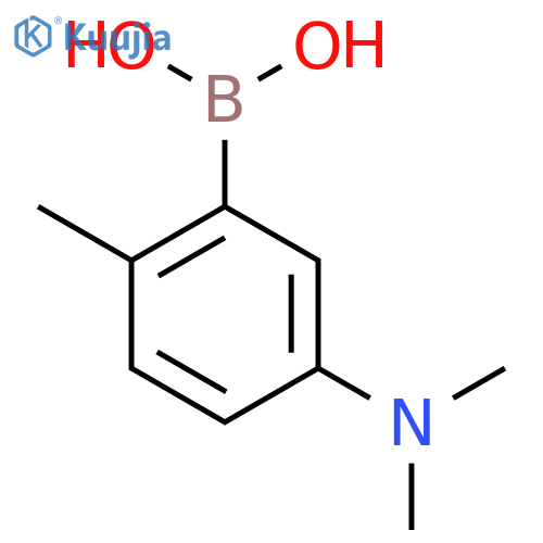 5-(Dimethylamino)-2-methylphenylboronic acid structure