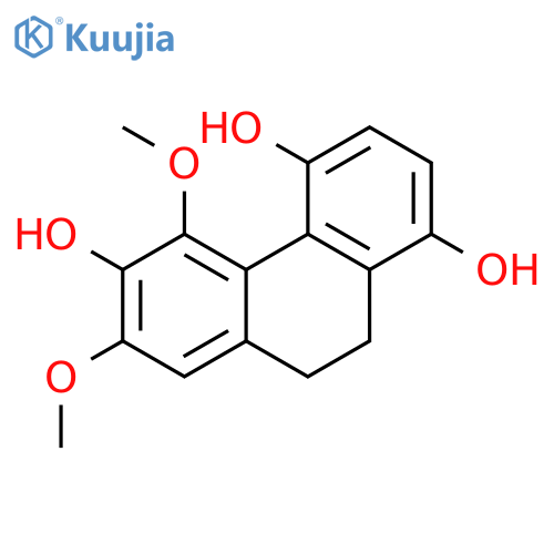 1,4,6-trihydroxy-5,7-dimethoxy-9,10-dihydrophenanthrene structure