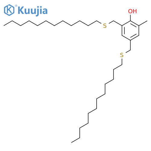 2,4-Bis(dodecylthiomethyl)-6-methylphenol structure