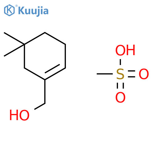 1-Cyclohexene-1-methanol, 5,5-dimethyl-, methanesulfonate structure
