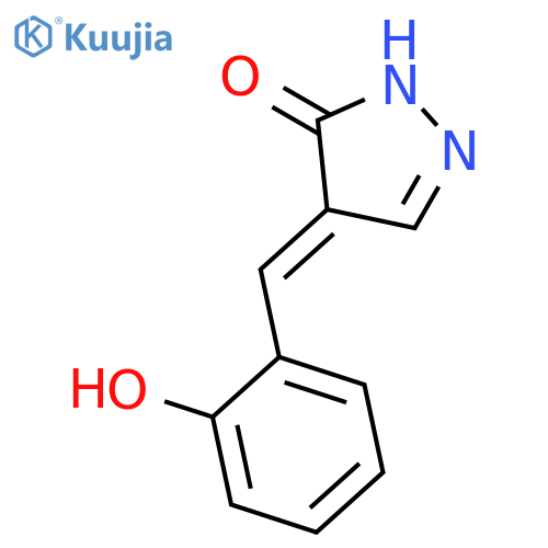 3H-Pyrazol-3-one, 2,4-dihydro-4-[(2-hydroxyphenyl)methylene]- structure