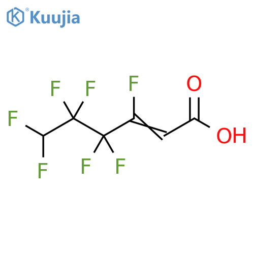 2-Hexenoic acid, 3,4,4,5,5,6,6-heptafluoro- structure
