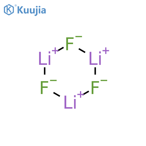 Lithium, tri-m-fluorotri-, cyclo (9CI) structure