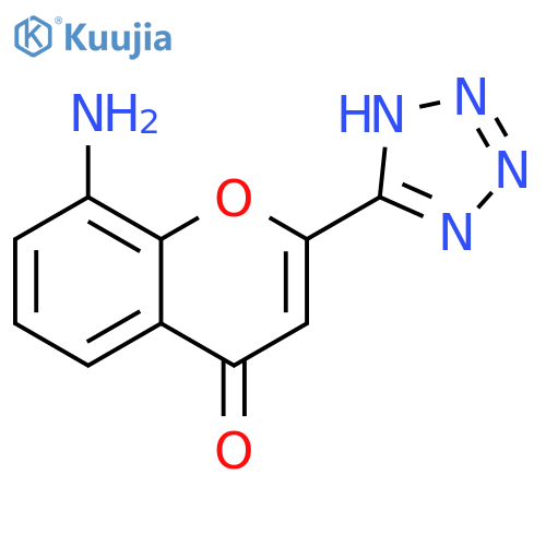 8-amino-2-(2H-1,2,3,4-tetrazol-5-yl)-4H-chromen-4-one structure