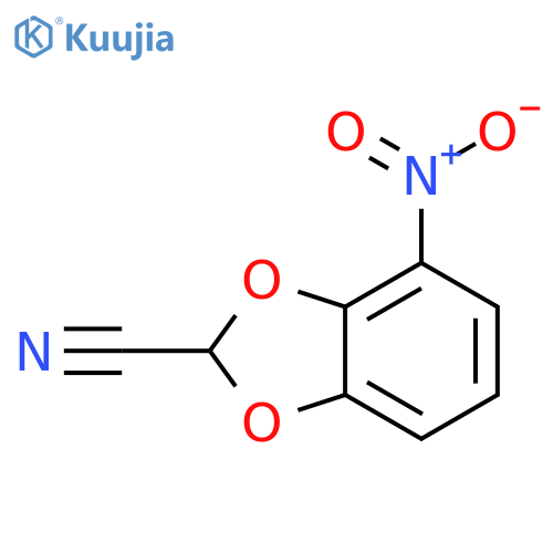 1,3-Benzodioxole-2-carbonitrile, 4-nitro- structure