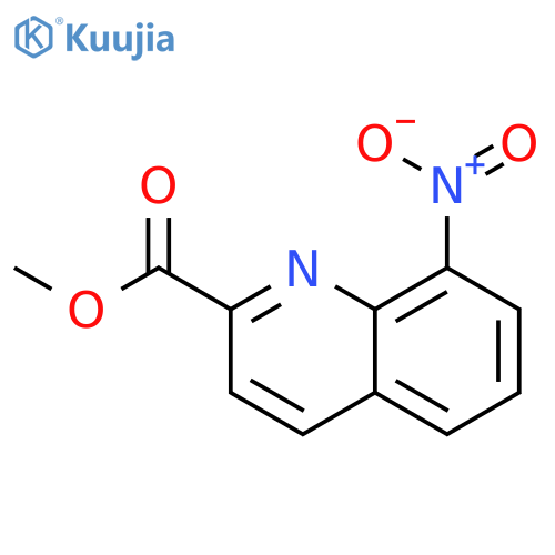 methyl 8-nitroquinoline-2-carboxylate structure