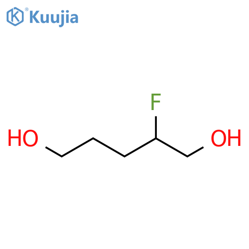1,5-Pentanediol, 2-fluoro- structure
