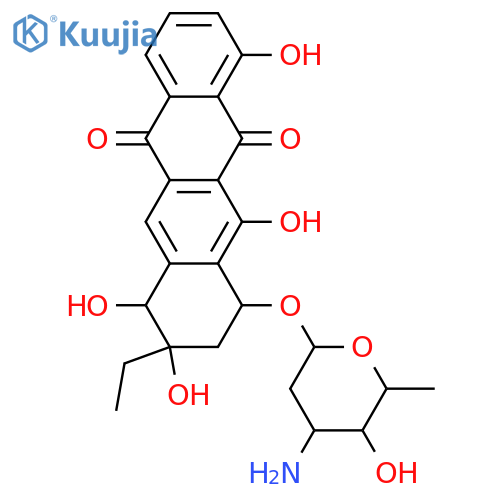 Oxaunomycin; 11-Deoxy structure