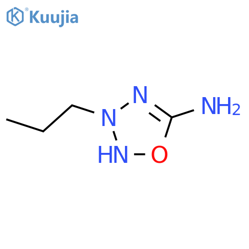 1,2,3,4-Oxatriazolium,5-amino-3-propyl-, chloride (1:1) structure