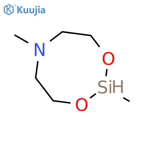 1,3-Dioxa-6-aza-2-silacyclooctane, 2,6-dimethyl- structure