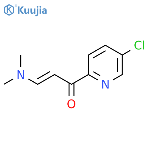 1-(5-chloropyridin-2-yl)-3-(dimethylamino)prop-2-en-1-one structure