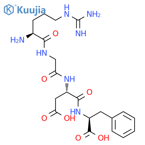 L-Phenylalanine,L-arginylglycyl-L-a-aspartyl- structure