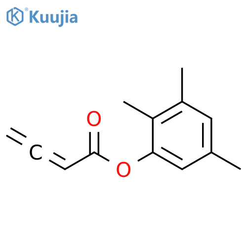 2,3-Butadienoic acid, 2,3,5-trimethylphenyl ester structure