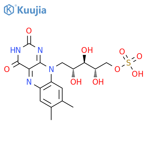 Riboflavin,5'-(hydrogen sulfate) (9CI) structure