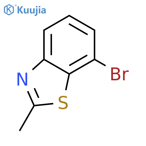 7-bromo-2-methyl-1,3-benzothiazole structure