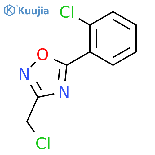 3-(Chloromethyl)-5-(2-chlorophenyl)-1,2,4-oxadiazole structure