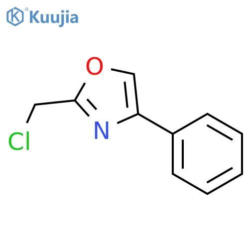 2-(chloromethyl)-4-phenyl-1,3-oxazole structure