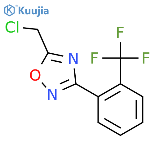 5-(Chloromethyl)-3-(2-(trifluoromethyl)phenyl)-1,2,4-oxadiazole structure