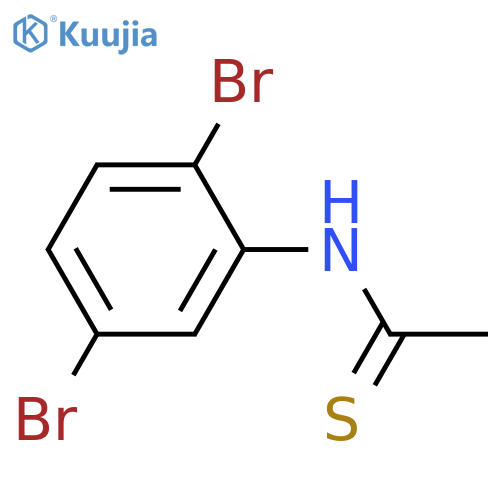 N-(2,5-Dibromo-phenyl)-thioacetamide structure