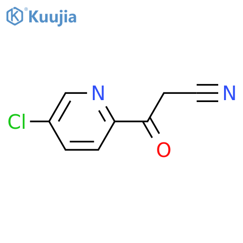 3-(5-chloropyridin-2-yl)-3-oxopropanenitrile structure
