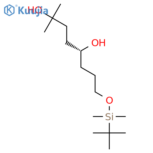 2,5-Octanediol, 8-[[(1,1-dimethylethyl)dimethylsilyl]oxy]-2-methyl-, (R)- structure