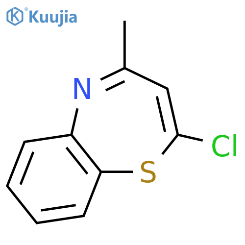 1,5-Benzothiazepine, 2-chloro-4-methyl- structure