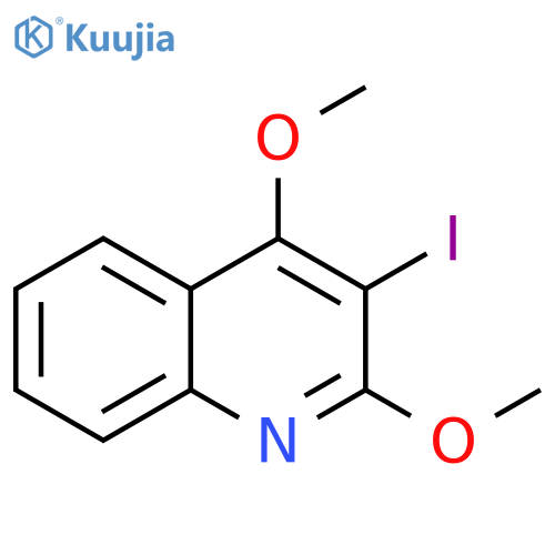 Quinoline, 3-iodo-2,4-dimethoxy- structure
