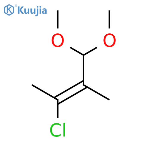2-BUTENE, 3-CHLORO-1,1-DIMETHOXY-2-METHYL-, (E)- structure