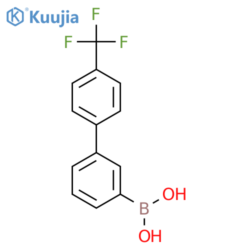 4'-(Trifluoromethyl)biphenyl-3-ylboronic acid structure