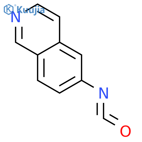 6-isocyanatoisoquinoline structure