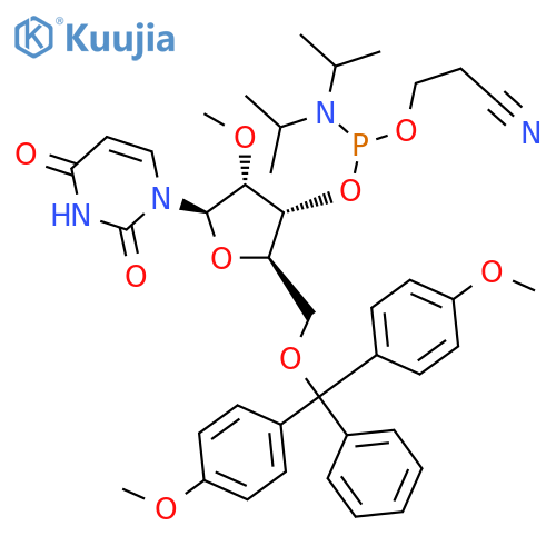DMT-2'O-Methyl-rU Phosphoramidite structure