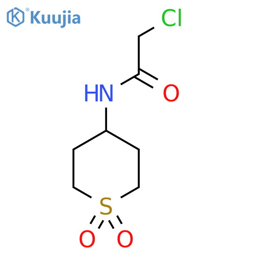 2-Chloro-N-(1,1-dioxo-1lambda6-thian-4-yl)acetamide structure