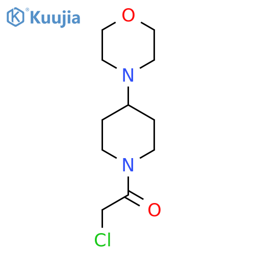 2-Chloro-1-(4-morpholinopiperidin-1-yl)ethan-1-one structure