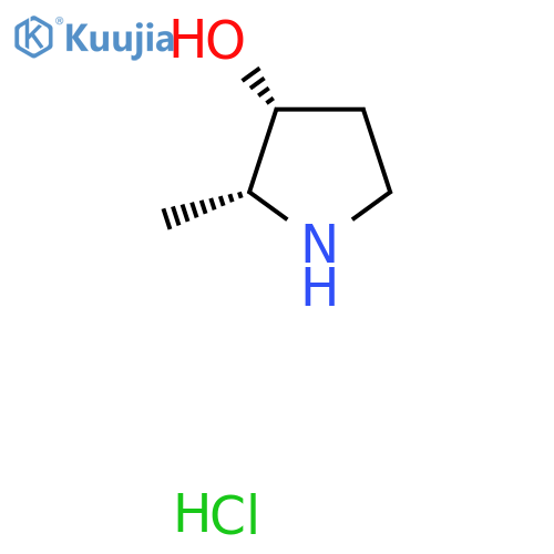 (2R,3R)-2-methyl-pyrrolidin-3-ol hydrochloride structure