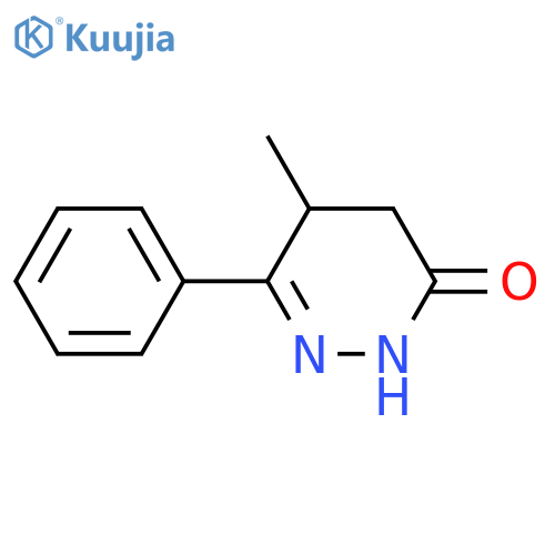 3(2H)-Pyridazinone, 4,5-dihydro-5-methyl-6-phenyl- structure