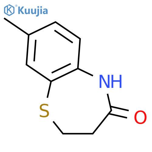 8-Methyl-2,3,4,5-tetrahydro-1,5-benzothiazepin-4-one structure