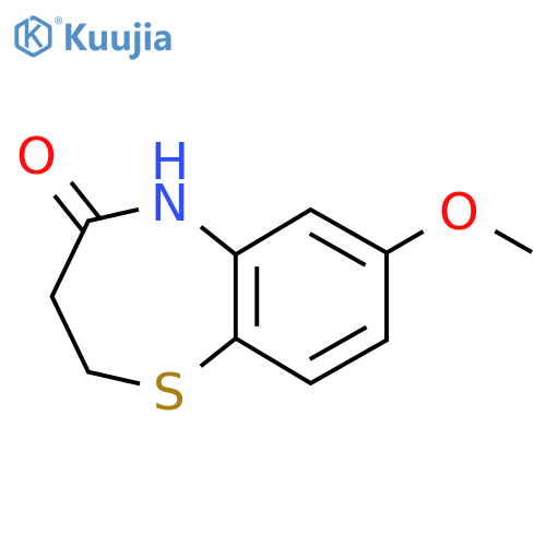 7-Methoxy-2,3-dihydrobenzo[b][1,4]thiazepin-4(5H)-one structure
